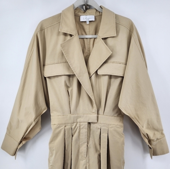 L'Academie Revolve Piper Jumpsuit in Khaki Size Small - Picture 4 of 16